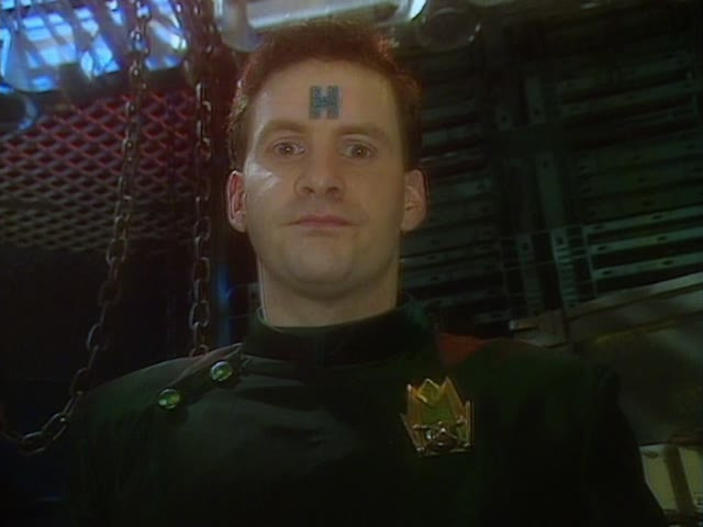 Screenshot from the Red Dwarf episode White Hole