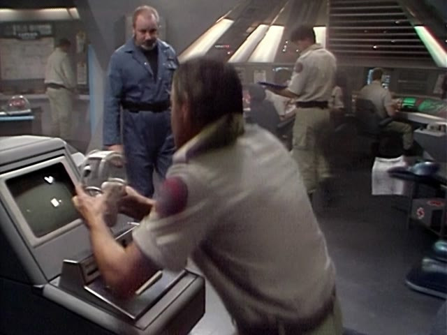 Screenshot from the Red Dwarf episode The End