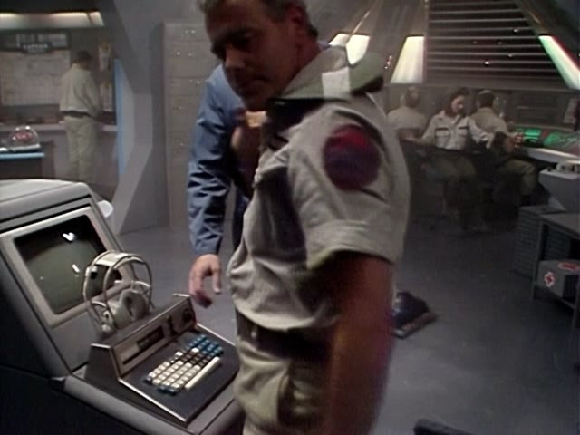 Screenshot from the Red Dwarf episode The End