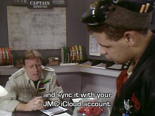 Screenshot from the Red Dwarf episode The End
