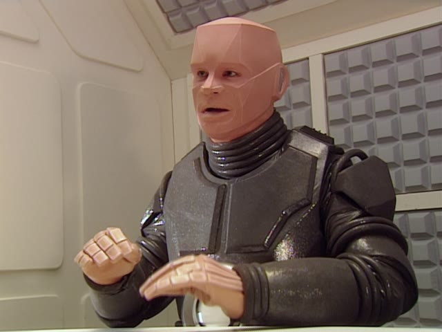 Screenshot from the Red Dwarf episode Back in the Red: Part I