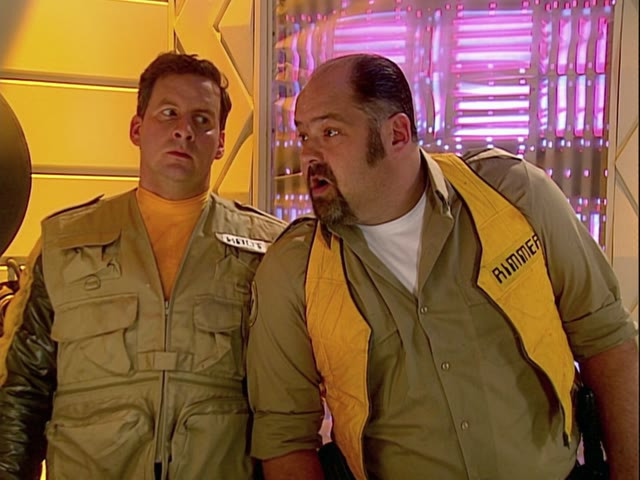 Screenshot from the Red Dwarf episode Cassandra