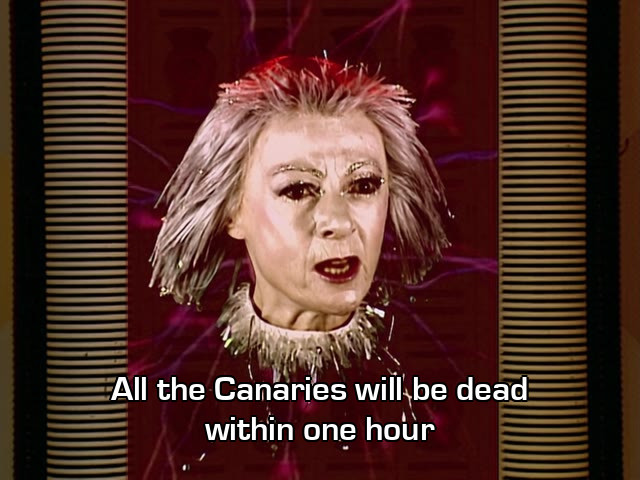 Screenshot from the Red Dwarf episode Cassandra