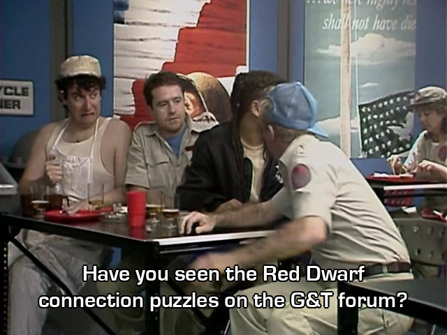 Screenshot from the Red Dwarf episode The End