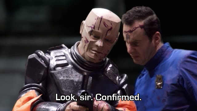 Screenshot from the Red Dwarf episode Part I