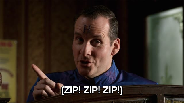 Screenshot from the Red Dwarf episode Part III