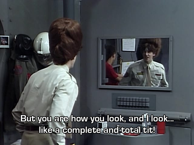 Screenshot from the Red Dwarf episode Future Echoes