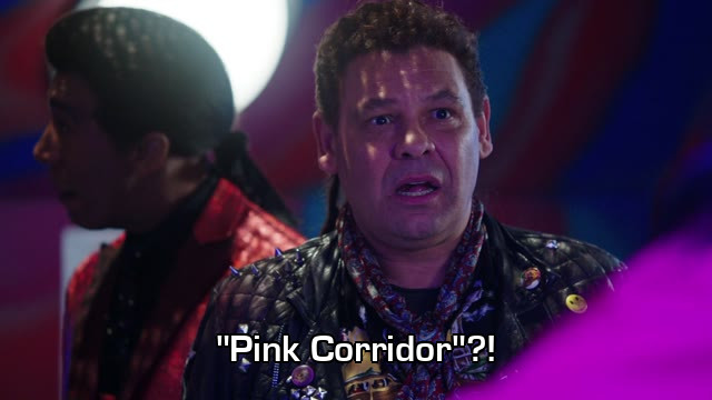 Screenshot from the Red Dwarf episode Timewave
