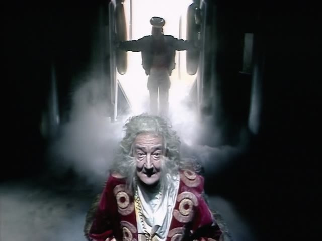 Screenshot from the Red Dwarf episode Waiting for God