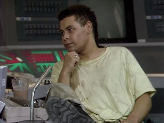 Screenshot from the Red Dwarf episode Confidence & Paranoia