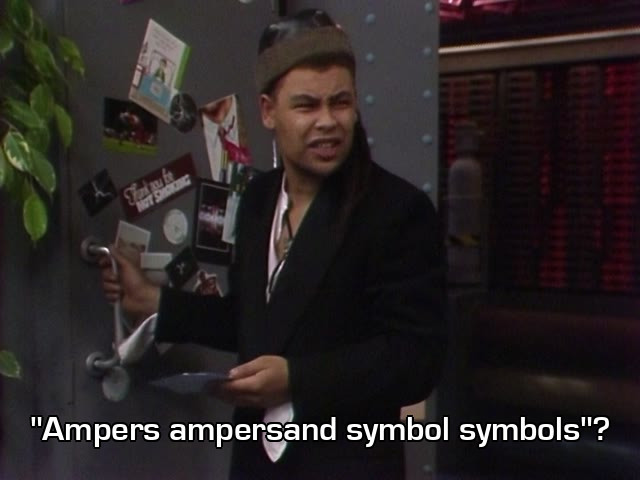 Screenshot from the Red Dwarf episode Better Than Life