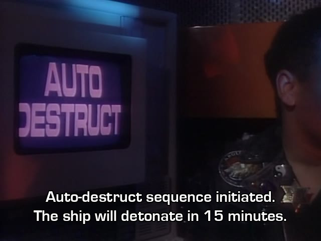 Screenshot from the Red Dwarf episode Bodyswap