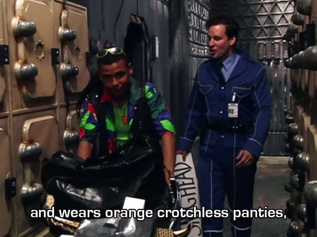 Screenshot from the Red Dwarf episode Ouroboros